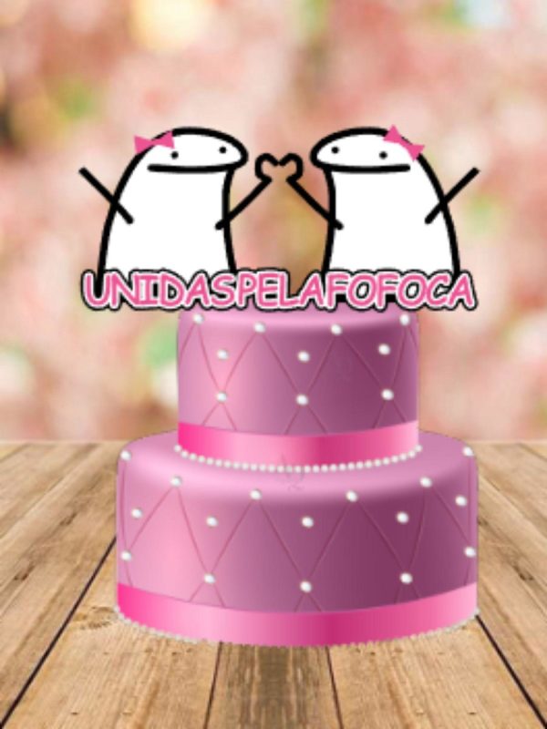 Arquivo de Corte Topo de Bolo Flork Aniversário #15669