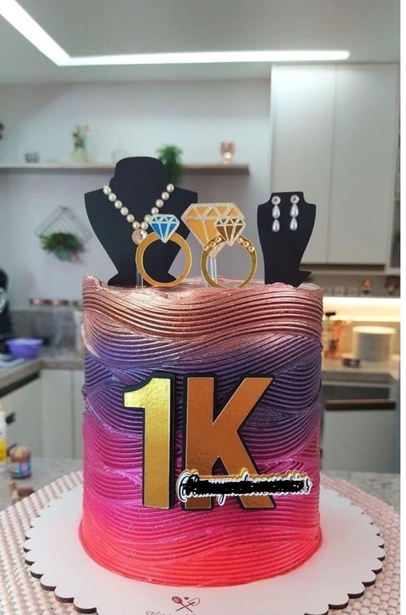 arquivo de corte topo de bolo joias