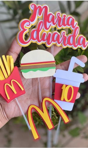 Arquivo de Corte - Topo de Bolo (McDonald's) 2