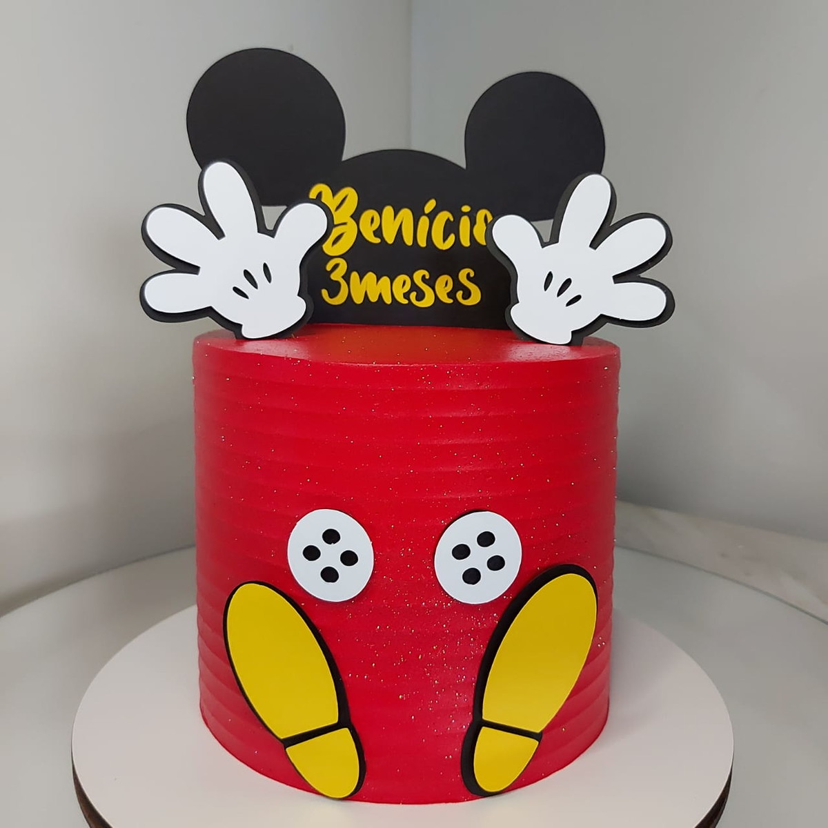 ARQUIVO DE CORTE TOPO DE BOLO MICKEY PARTES CORPO