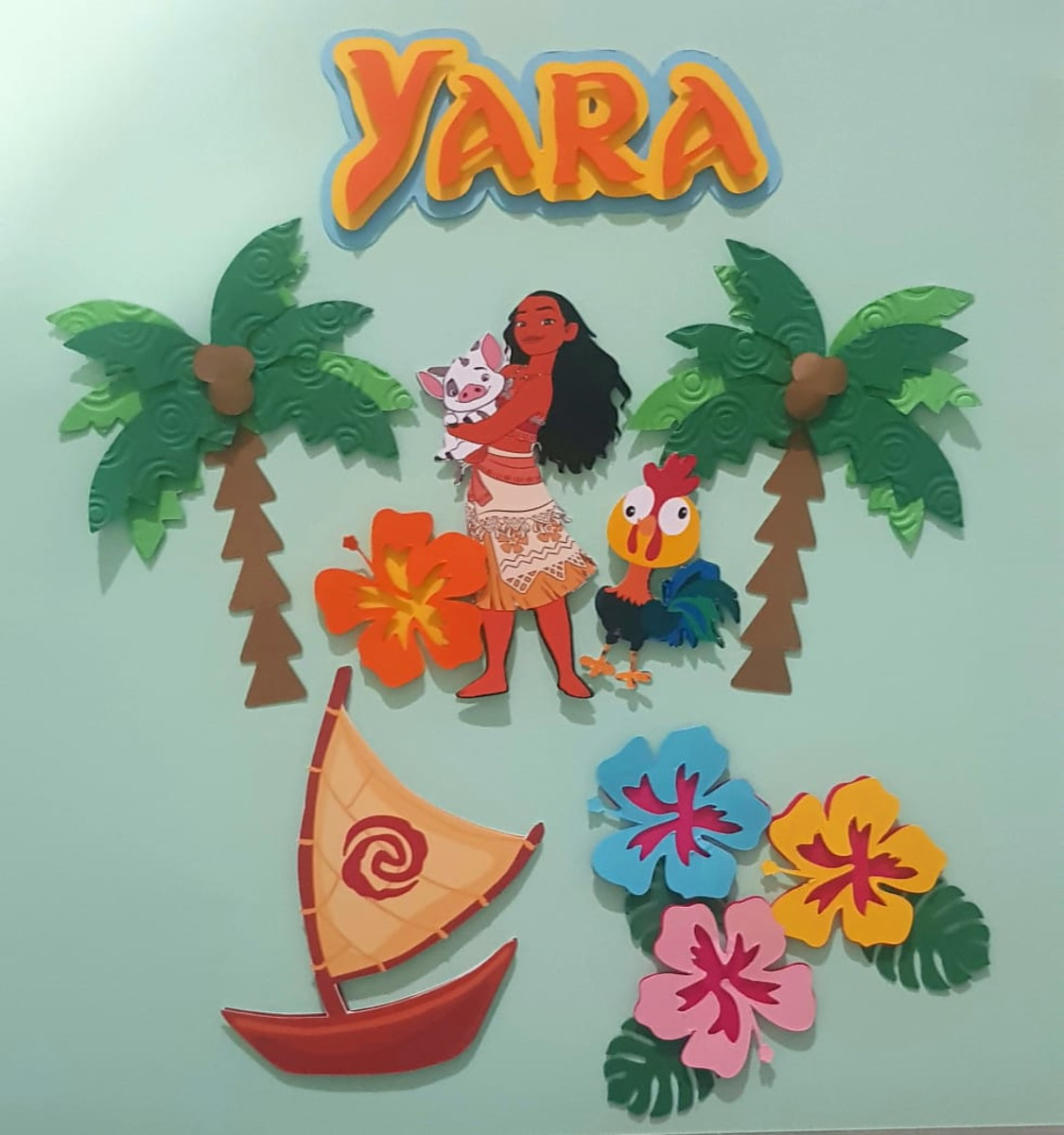 Arquivo de corte topo de bolo Moana