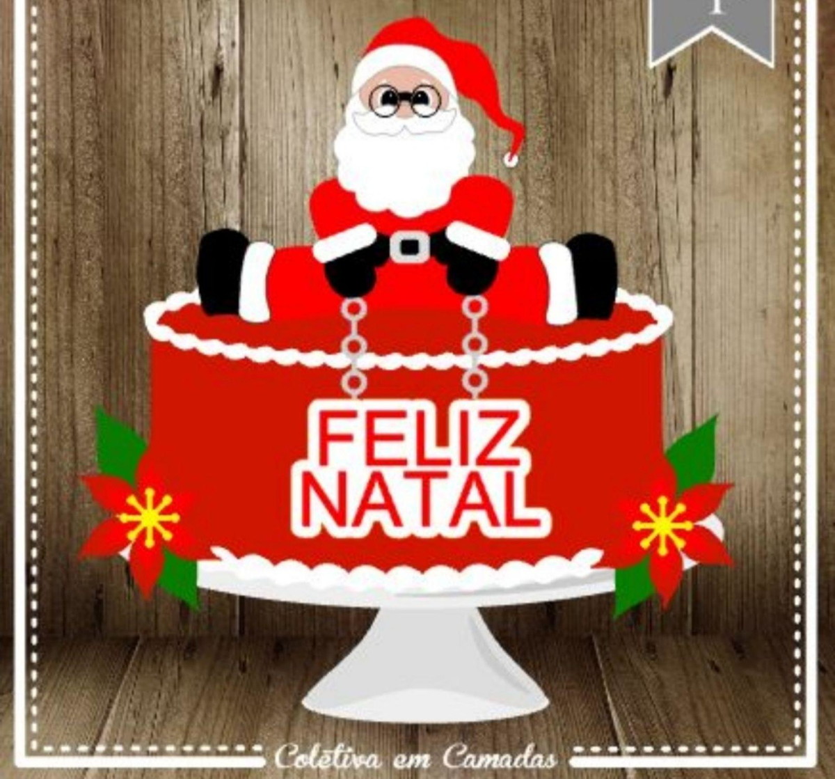 Arquivo de Corte Topo de Bolo Natal (#2106) Studio - Imagem 2