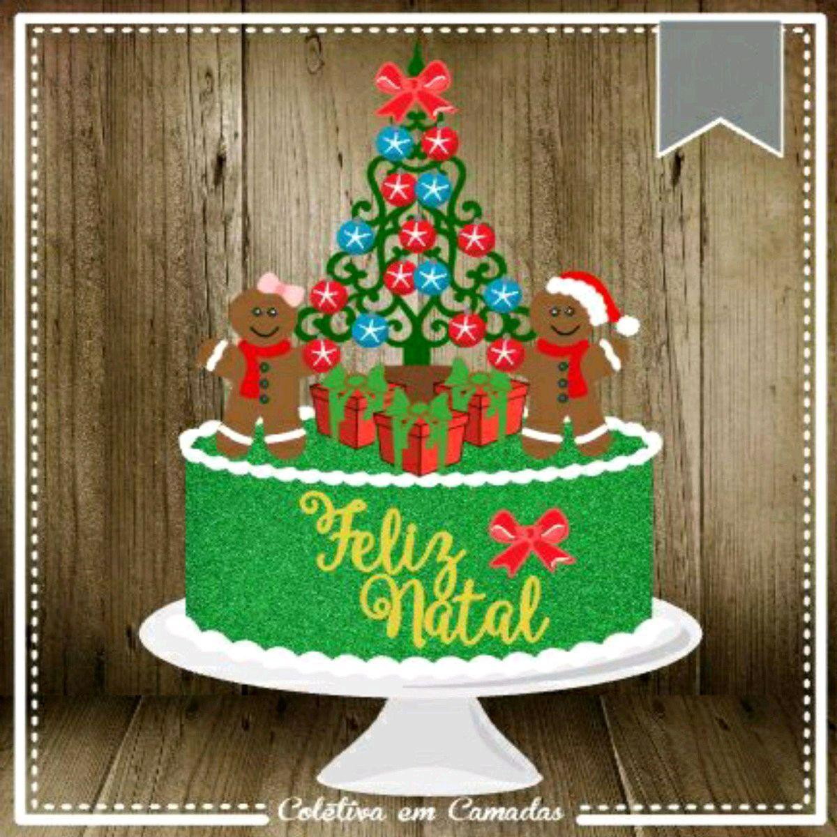 ARQUIVO DE CORTE TOPO DE BOLO NATAL (#2108) STUDIO