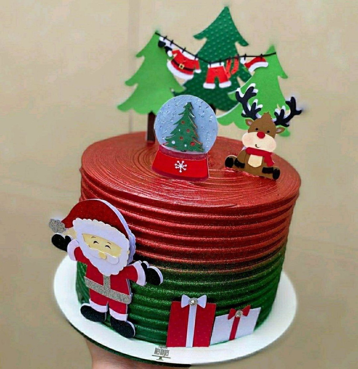 Arquivo de Corte Topo de Bolo Natal (#2202) Studio