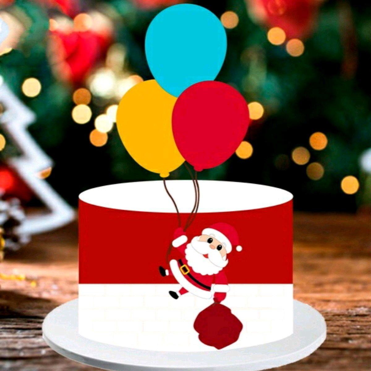ARQUIVO DE CORTE TOPO DE BOLO NATAL - CAMADAS #2247 STUDIO