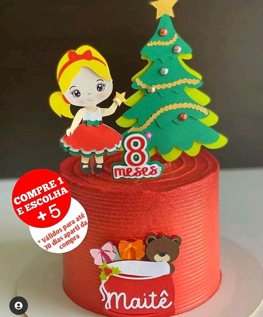 ARQUIVO DE CORTE TOPO DE BOLO NATAL - CAMADAS #2778 STUDIO