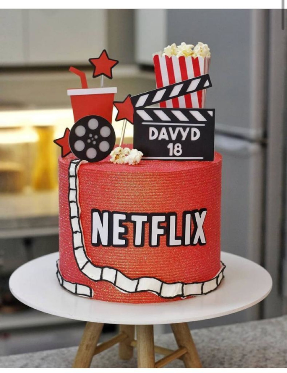 Arquivo de corte topo de bolo Netflix