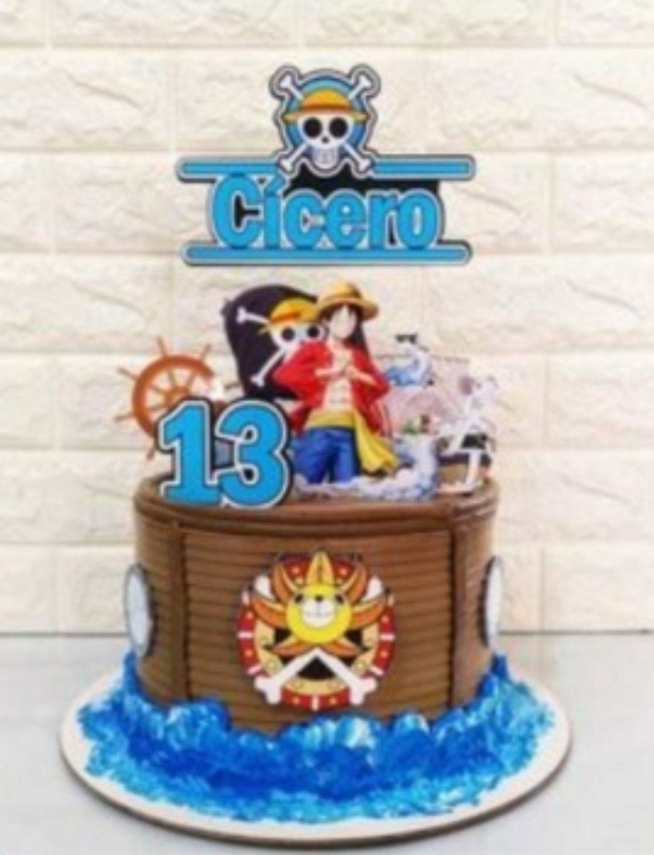 Arquivo de Corte Topo de Bolo One Piece #15800 Studio