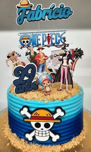 Arquivo de Corte - Topo de Bolo (one Piece) 8