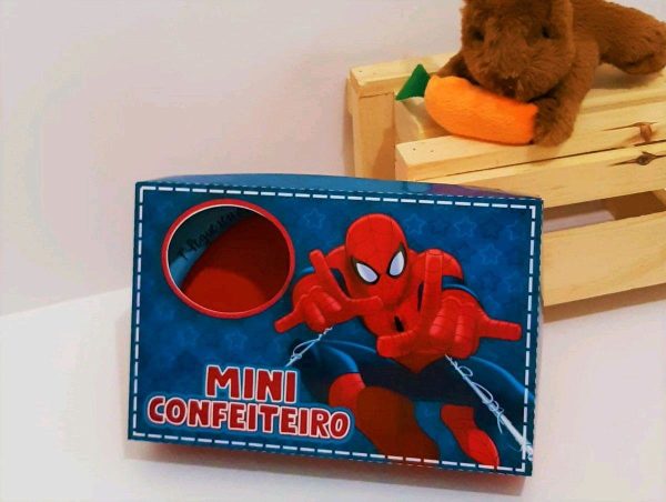 ARQUIVO DE PASCOA CAIXA MINI CONFEITEIRO HOMEM ARANHA #3626 - Image 2