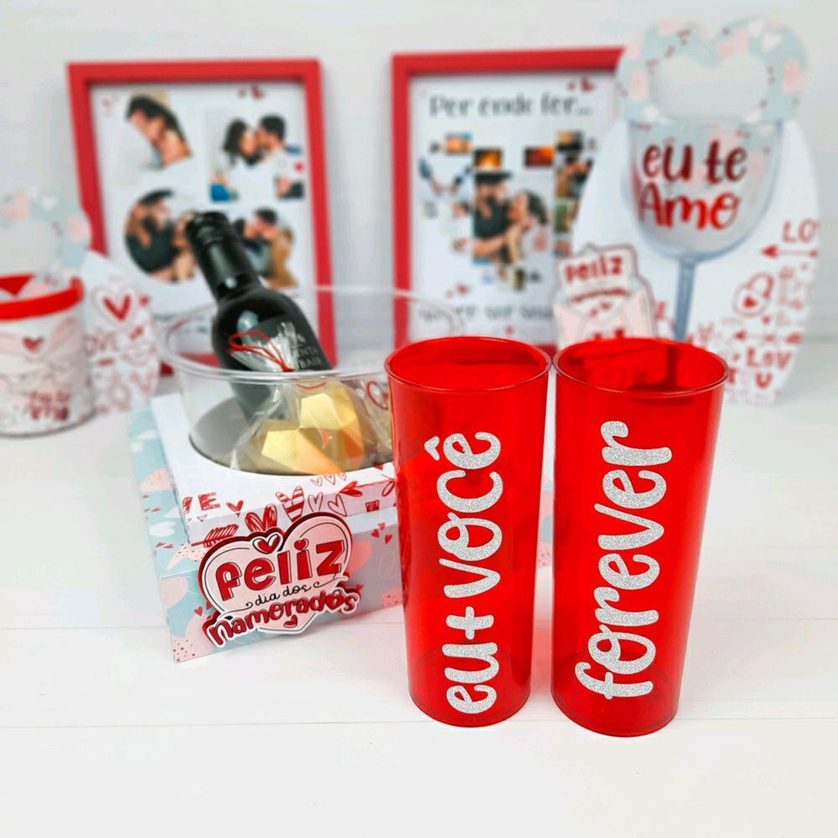 ARQUIVO DIA DOS NAMORADOS CAIXA BALDE BEBIDAS + DOCES #5619 - Imagem 2