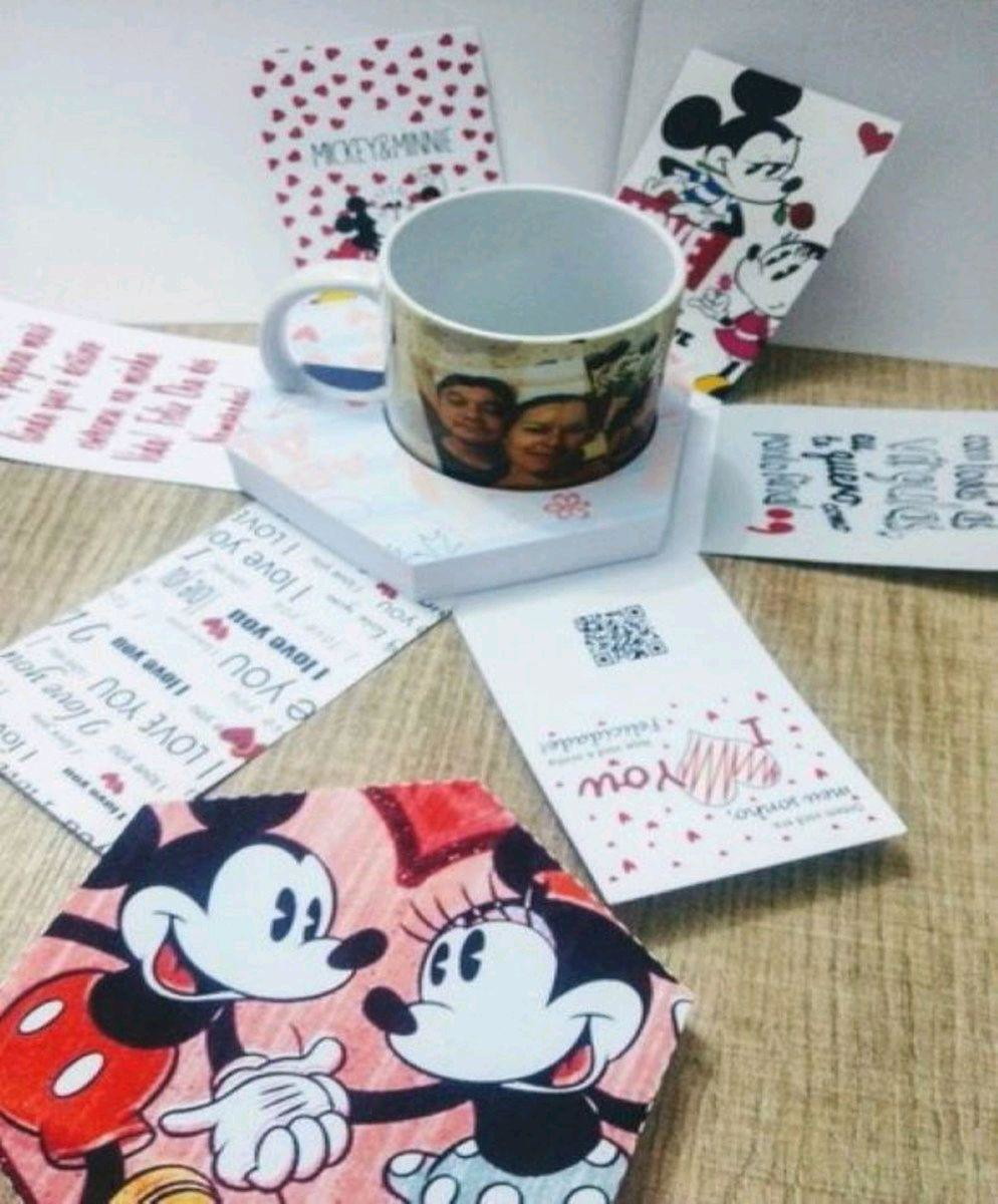 ARQUIVO DIA DOS NAMORADOS CAIXA EXPLOSAO MICKEY MINNIE #5700