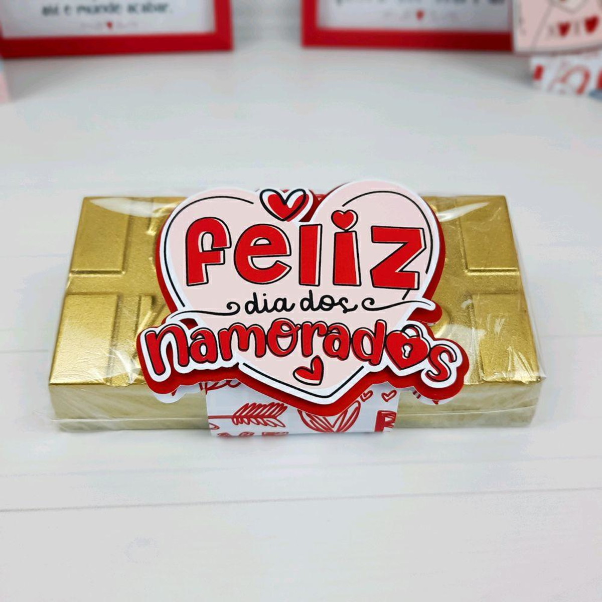 ARQUIVO DIA DOS NAMORADOS RÓTULO BARRA DE CHOCOLATE #5610