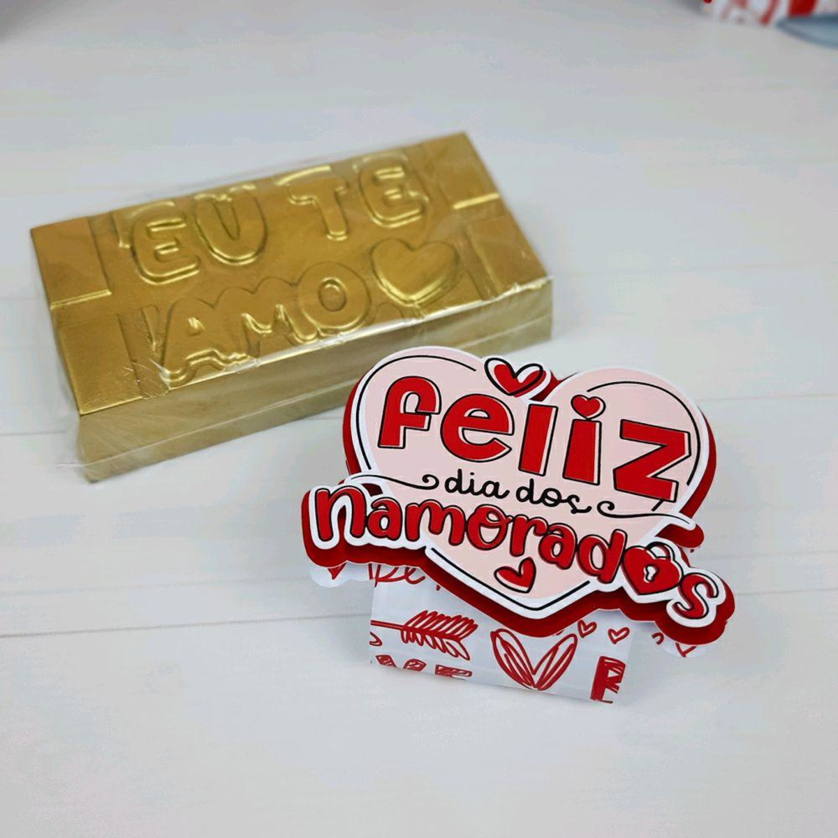 ARQUIVO DIA DOS NAMORADOS RÓTULO BARRA DE CHOCOLATE #5610 - Imagem 2