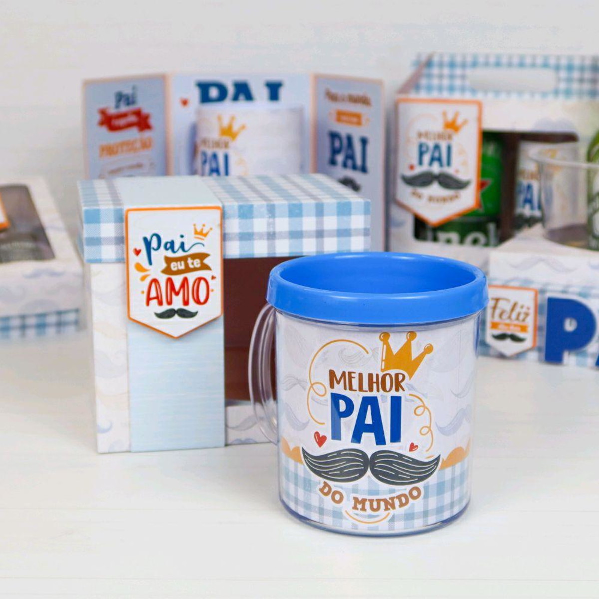 ARQUIVO DIA DOS PAIS CAIXA PARA CANECA #7929 PDF STUDIO - Imagem 2