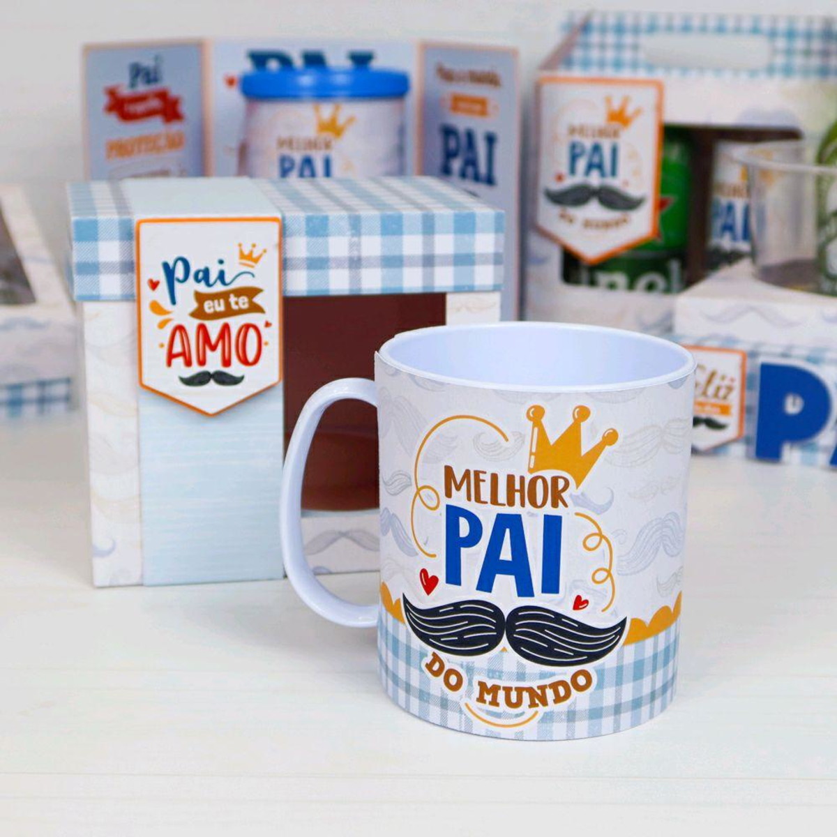 ARQUIVO DIA DOS PAIS CAIXA PARA CANECA #7929 PDF STUDIO - Imagem 3