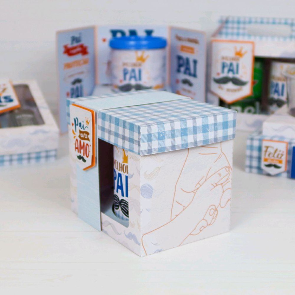 ARQUIVO DIA DOS PAIS CAIXA PARA CANECA #7929 PDF STUDIO - Imagem 4