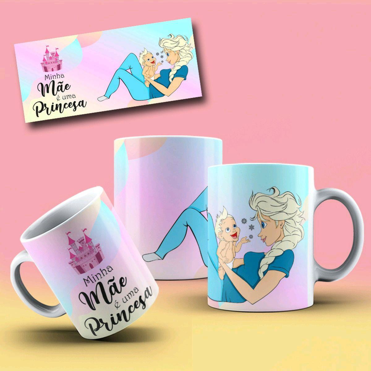 Arquivo Digital Arte Caneca Dia das Maes Sublimaçao #5224 - Imagem 4