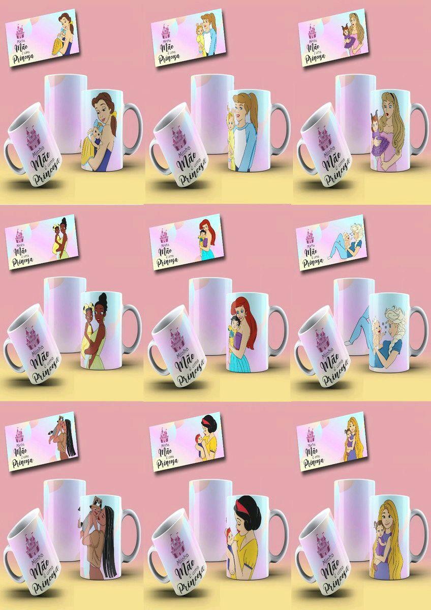 Arquivo Digital Arte Caneca Dia das Maes Sublimaçao #5224