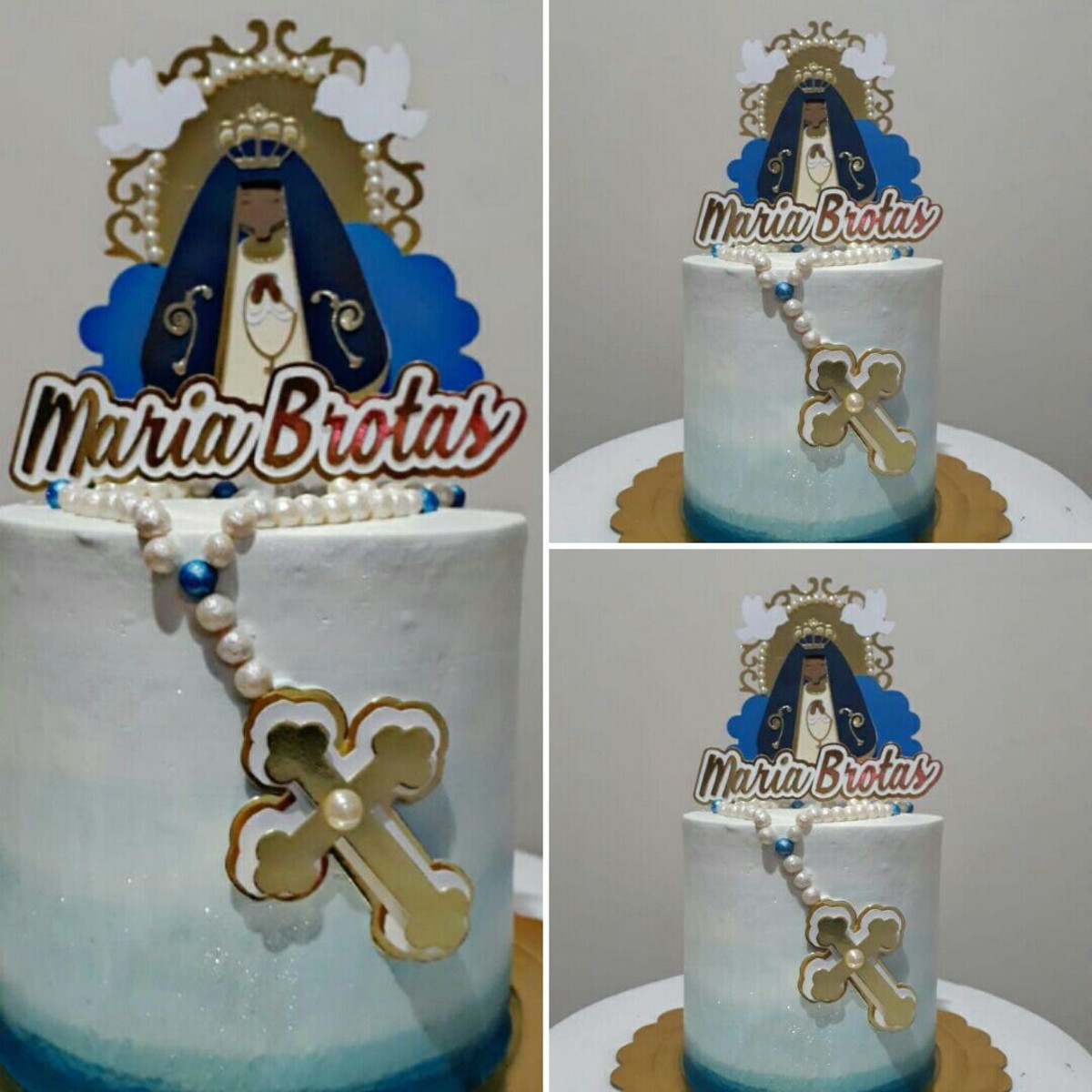 Arquivo Digital: Topo de Bolo Nossa Senhora Aparecida 002