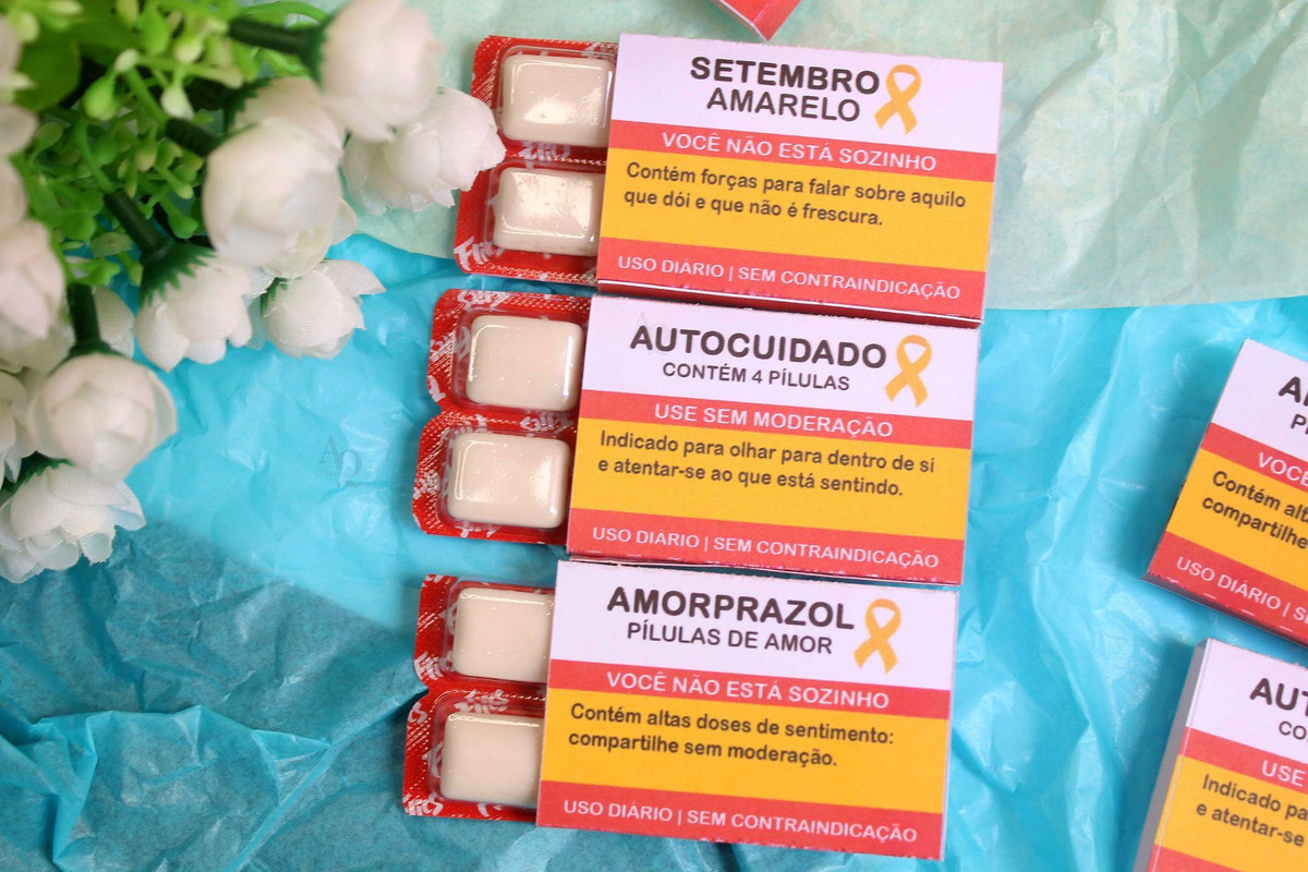 Arquivo Kit Caixa Remédio Chiclete Setembro Amarelo #15291 - Imagem 2