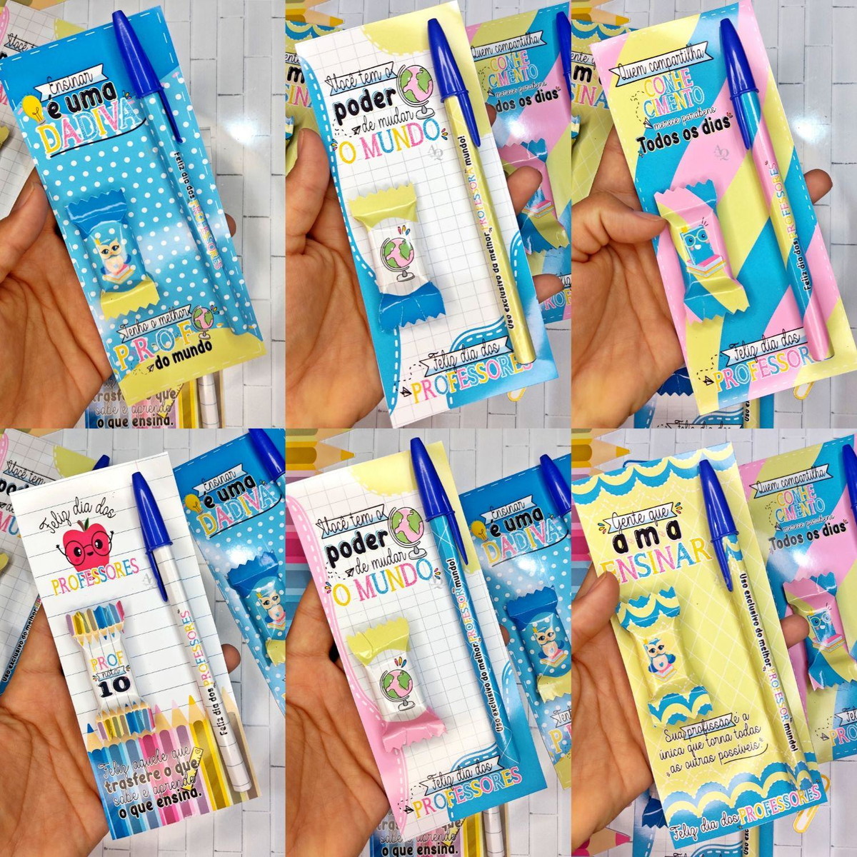 Arquivo Kit Card +balinha + Lapis Dia Dos Professores #15355 - Imagem 2