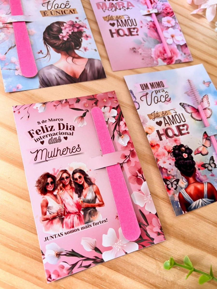 Arquivo Kit Card Lixa e Escovinha Dia da Mulher 2024 #17022