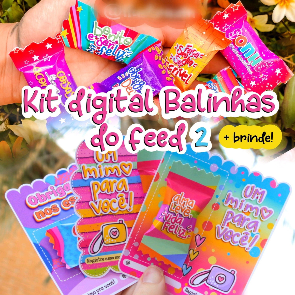 ARQUIVO KIT CARDS P/ BALINHAS DO FEED REDES SOCIAIS #11169