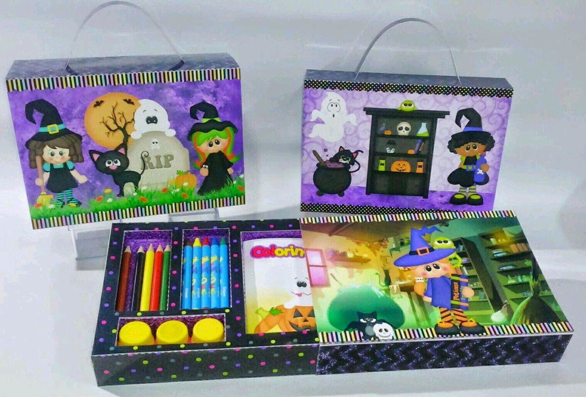 ARQUIVO KIT DIVERSÃO BRUXINHAS HALLOWEEN (#1114) PDF STUDIO