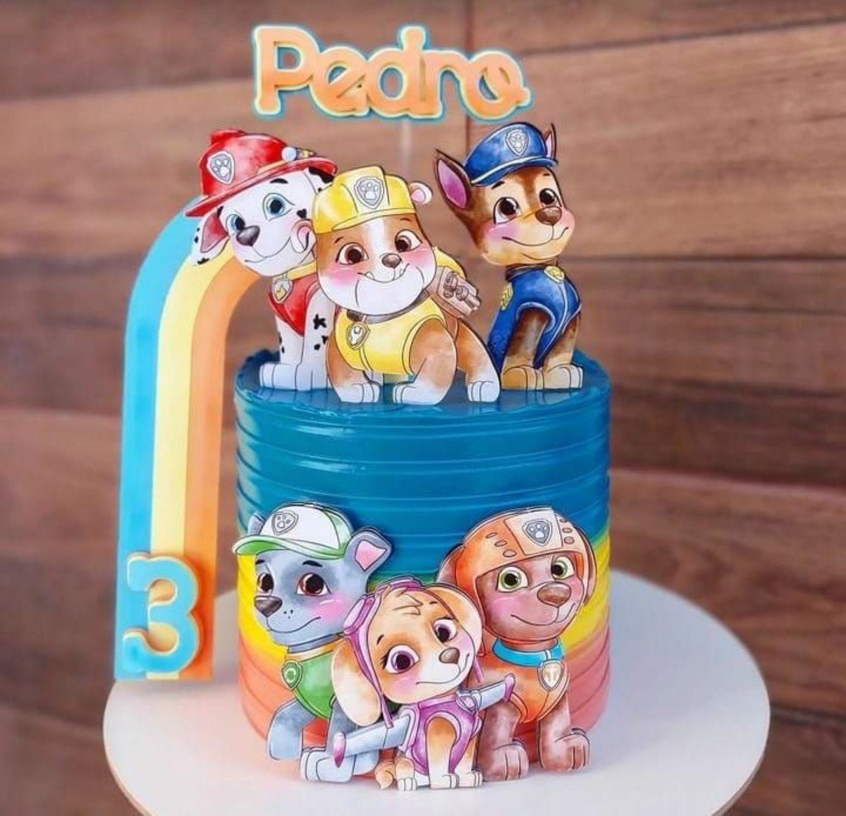 Arquivo de Corte Topo de Bolo Patrulha Canina #17068