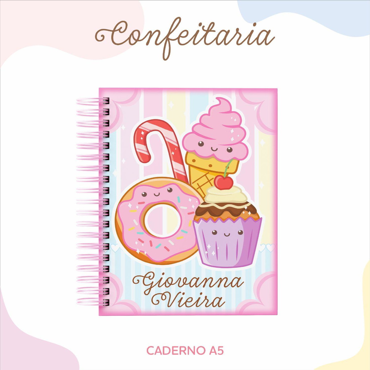 Arquivo Kit Etiquetas Escolares Confeitaria #11338 - Imagem 2