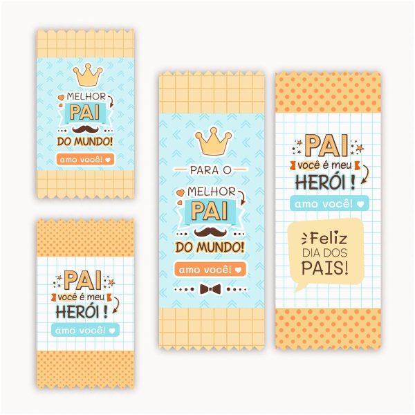 Arquivo Kit P/ Barra De Chocolate Do Dia Dos Pais #15164