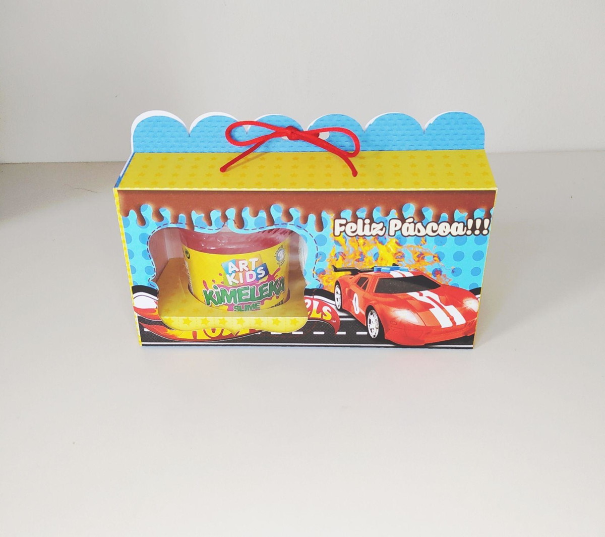 ARQUIVO PASCOA CAIXA SLIME E KINDER OVO HOTWHEELS #13698 - Imagem 2