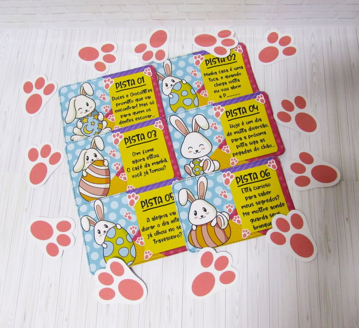 Arquivo Pascoa Kit Caça aos Ovos Coelhinhos #15789 - Imagem 2