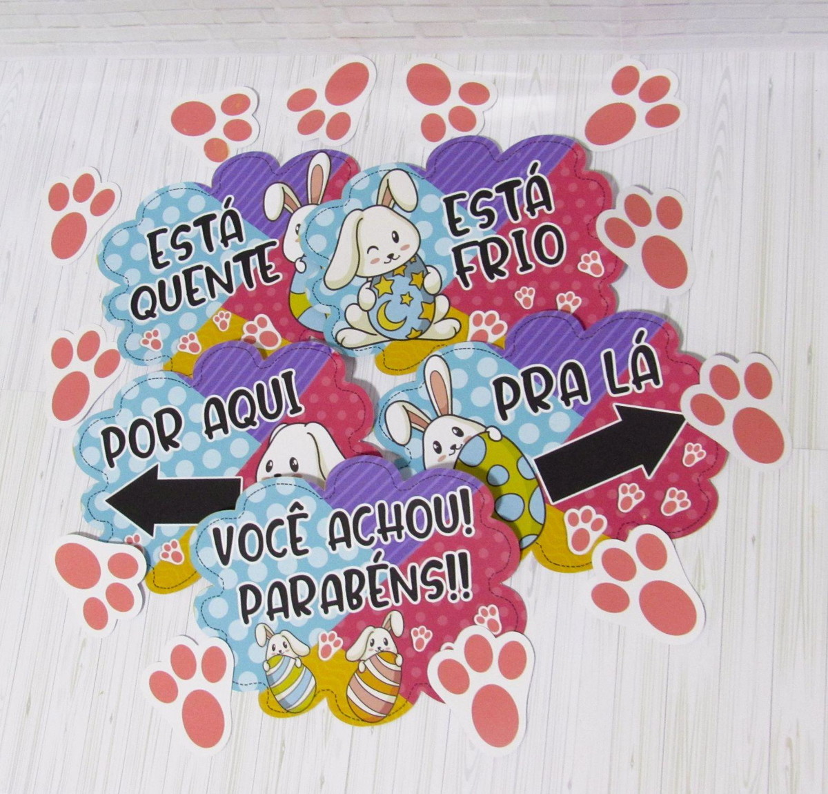 Arquivo Pascoa Kit Caça aos Ovos Coelhinhos #15789 - Imagem 3