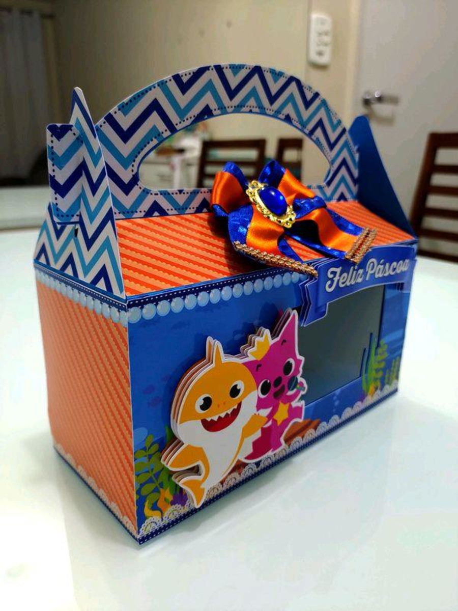 ARQUIVO PASCOA KIT MALETA BABY SHARK #4578