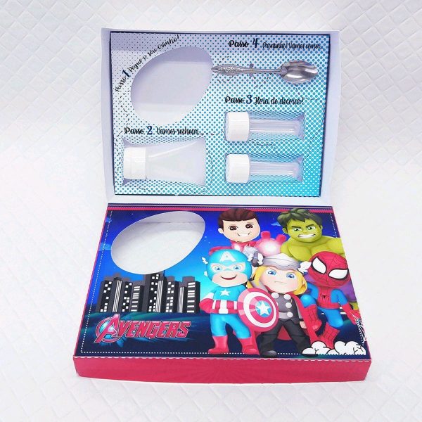 ARQUIVO PASCOA MINI CONFEITEIRO VINGADORES AVENGERS #3008 - Image 2