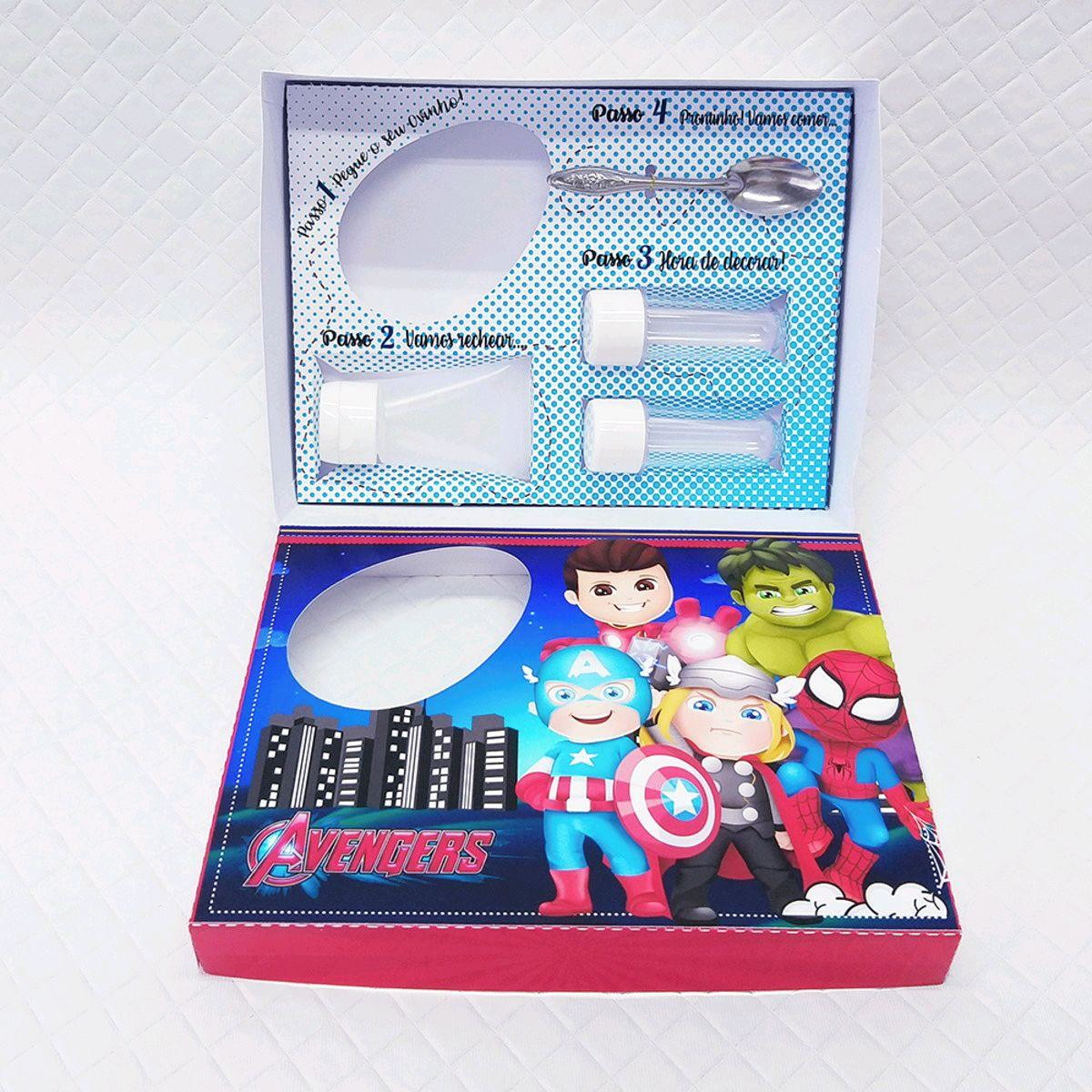 ARQUIVO PASCOA MINI CONFEITEIRO VINGADORES AVENGERS #3008