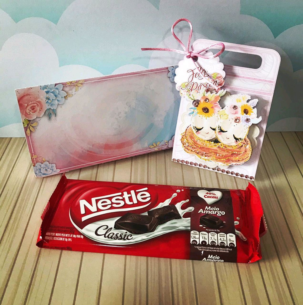 ARQUIVO PASCOA PORTA BARRA DE CHOCOLATE COELHINHO #4535