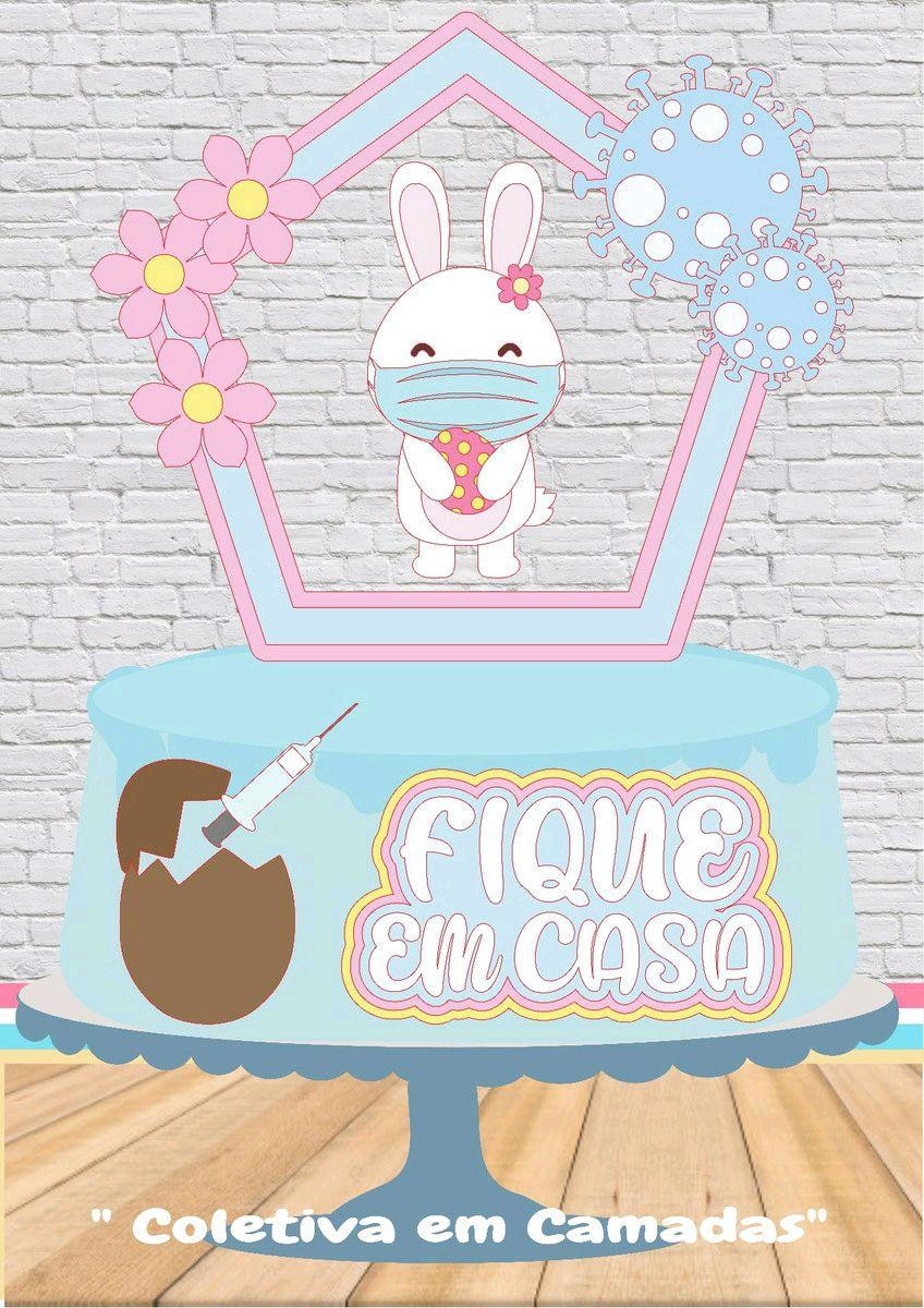 ARQUIVO TOPO DE BOLO COELHINHO DA PÁSCOA PROTEGIDO #3636