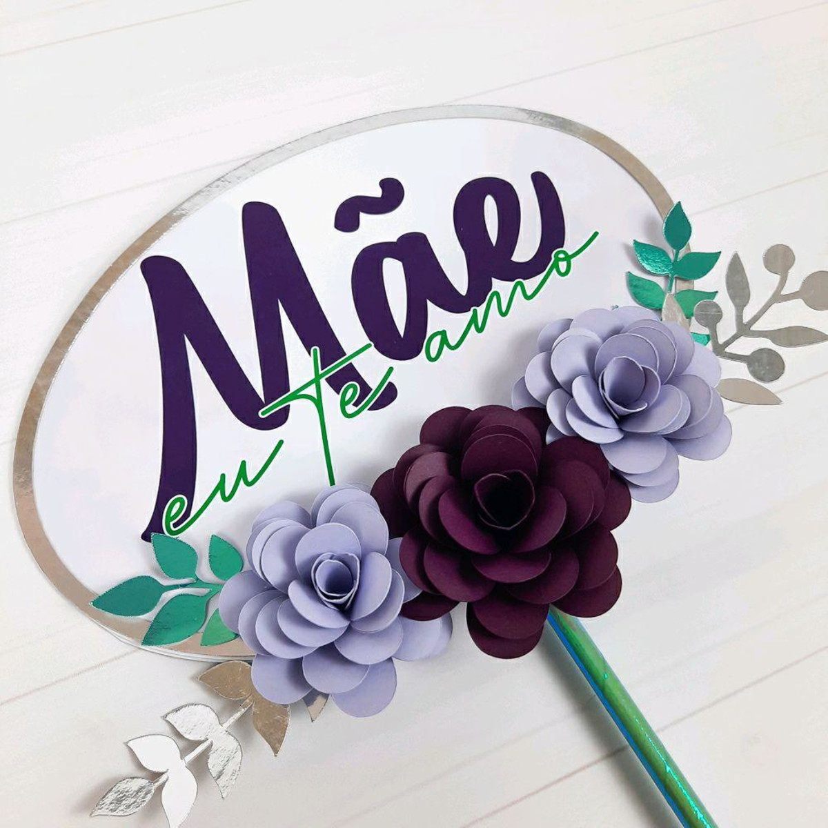 ARQUIVO TOPO DE BOLO DIA DAS MAES EU TE AMO #5500 STUDIO PDF