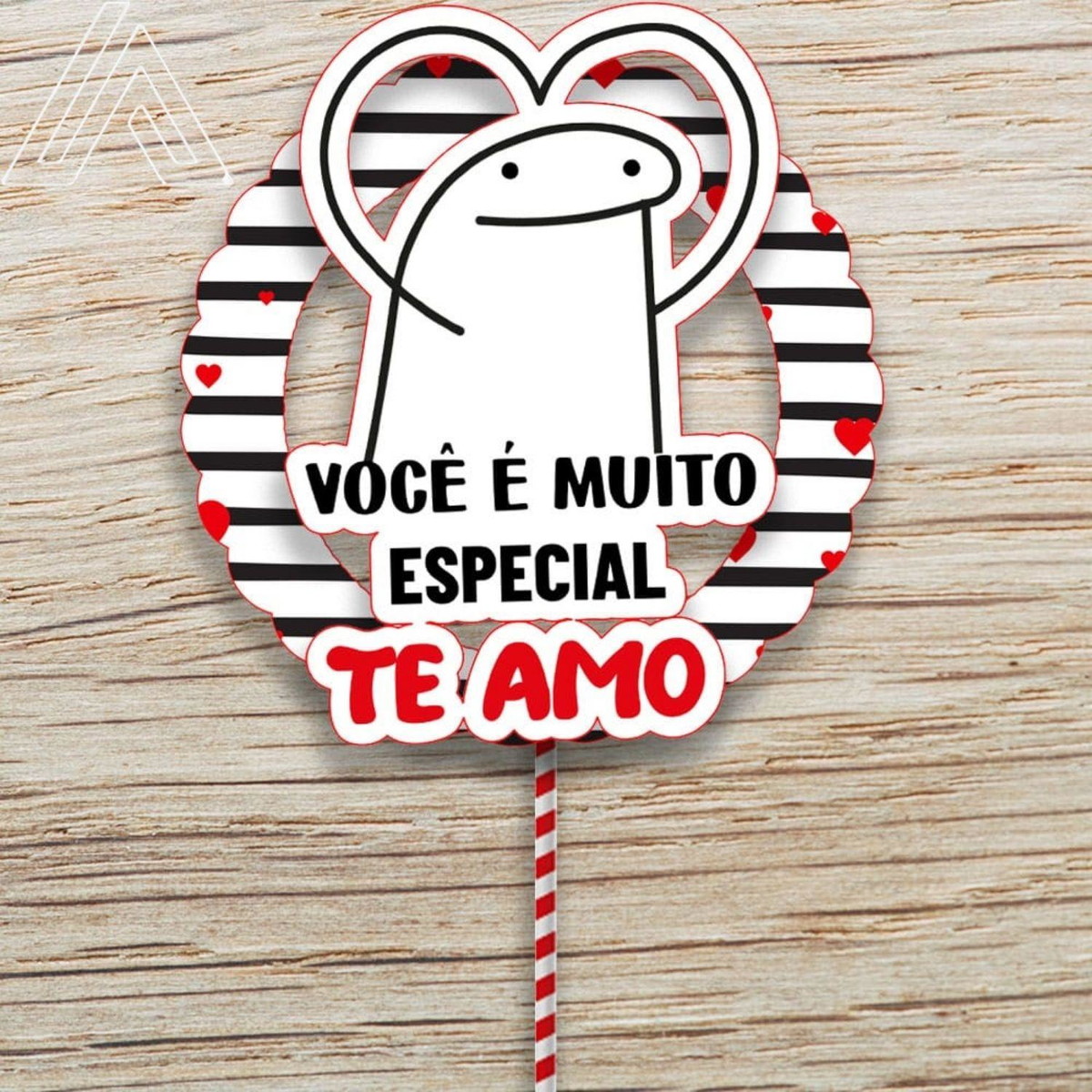 ARQUIVO TOPO DE BOLO FLORK DIA DOS NAMORADOS #14122