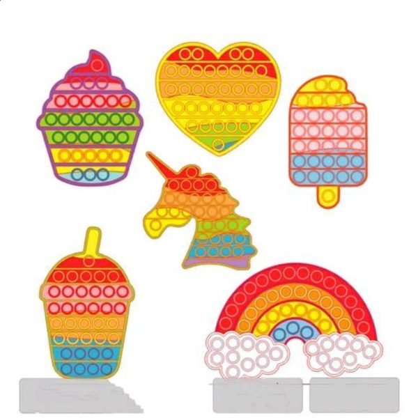 ARQUIVO TOPO DE BOLO POP IT BRINQUEDOS FIDGET TOYS #11037