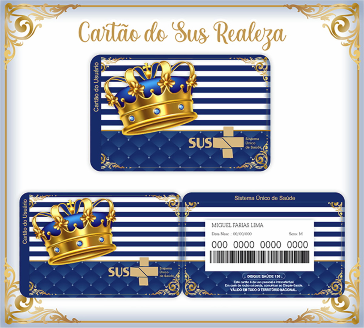 Cartão Digital Sus Principe