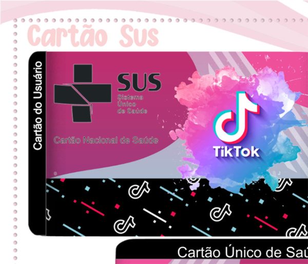 Cartão Digital Sus Tik Tok
