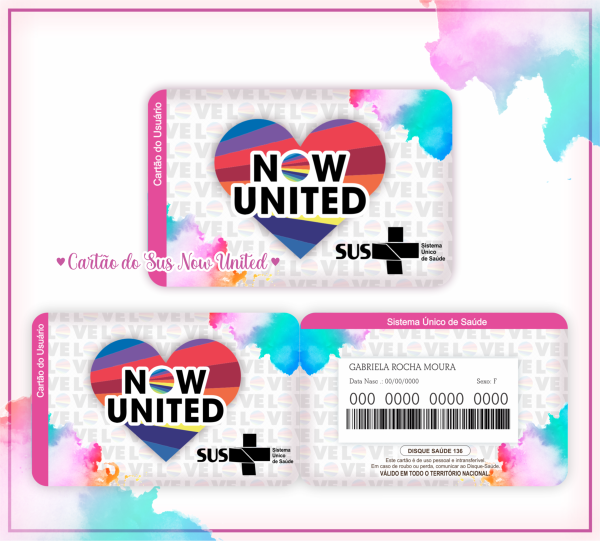 Cartão SUS Now United