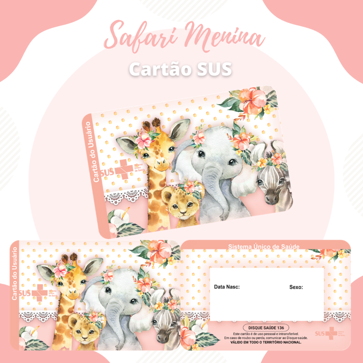 Cartão SUS Safari