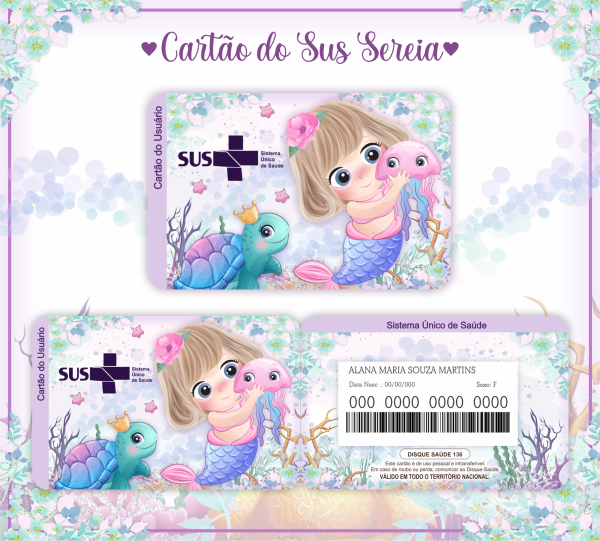 Cartão SUS Sereia