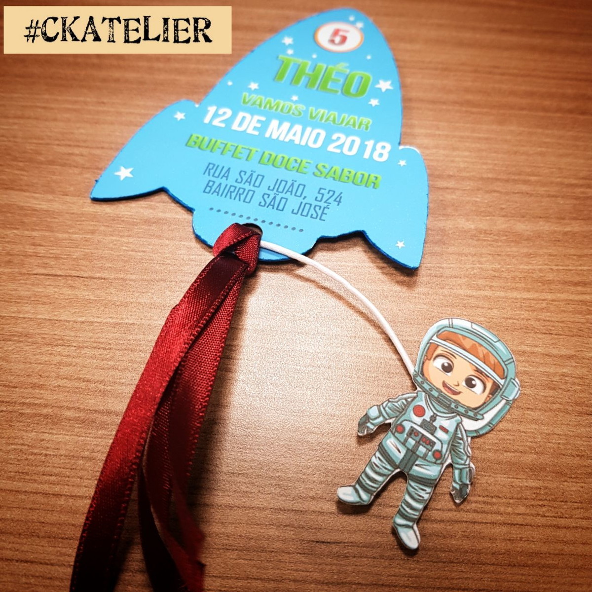 Convite Astronauta