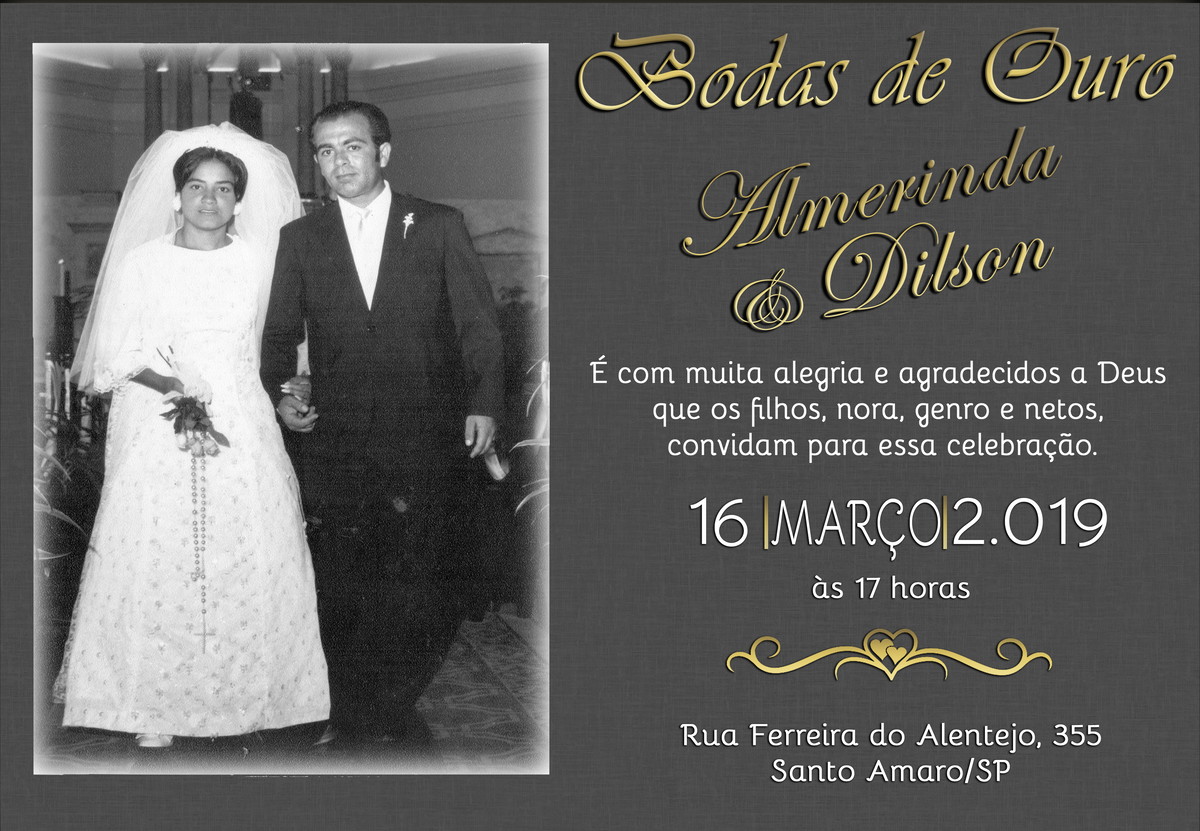Convite Bodas